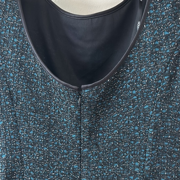 Maggy London Petite Size 10P Black & Teal Party Dress – Elegant Cocktail - Picture 11 of 12